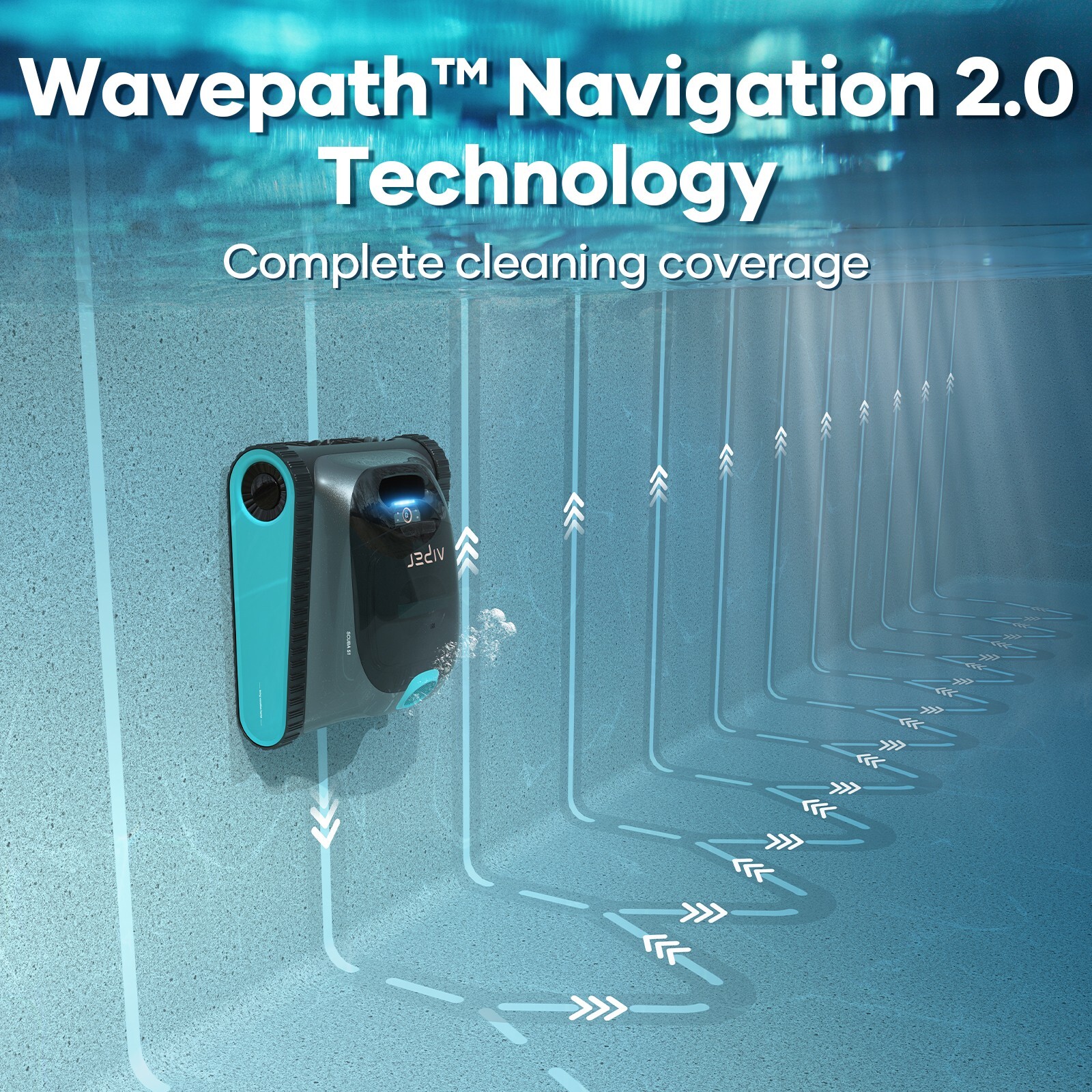 Aiper Scuba S1 Cordless Robotic Pool Cleaner Pool Vacuum for Inground Pools