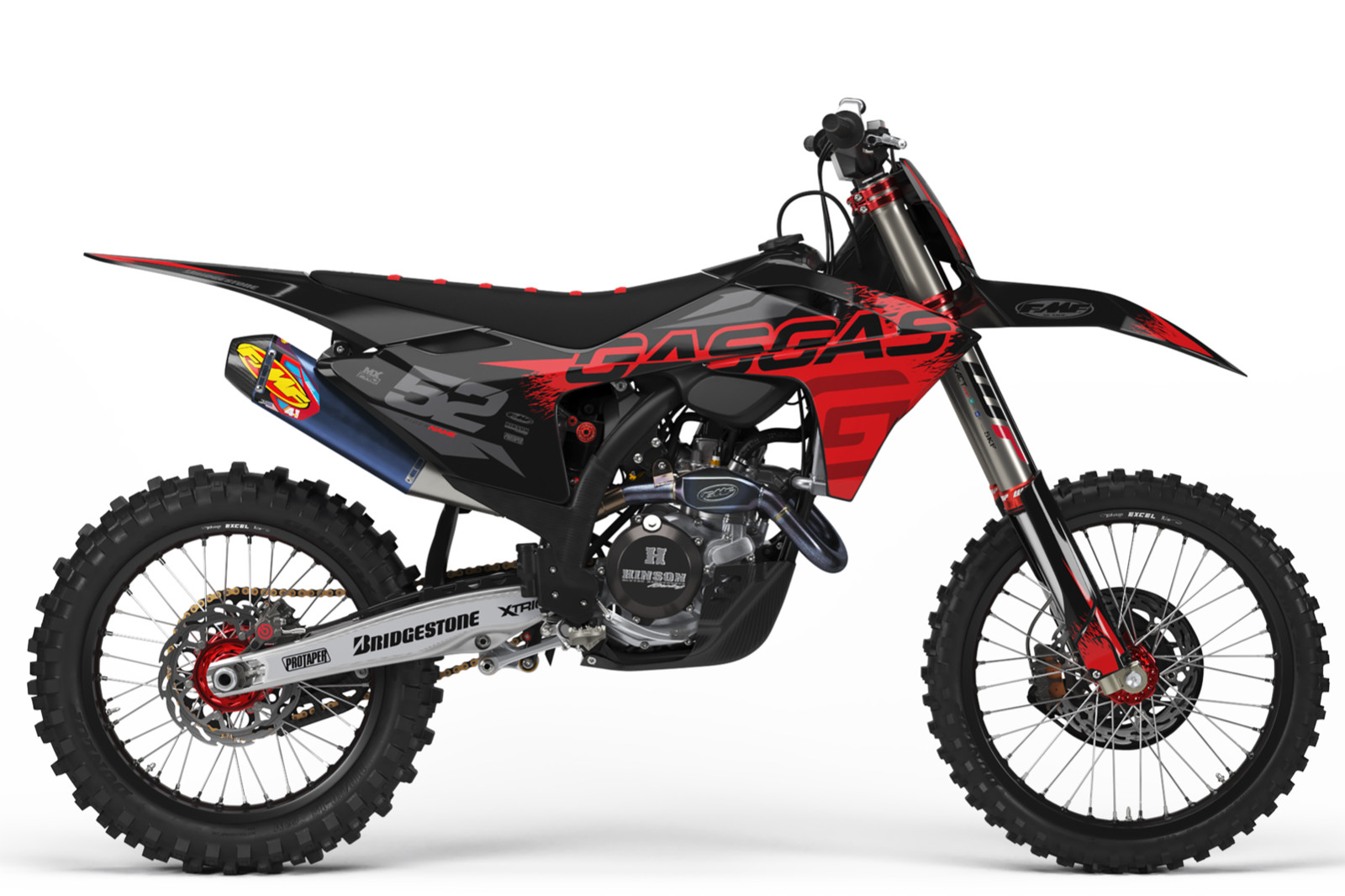 Fits GASGAS EX and EC125/250/350/450 MC125/250/350/450 2024 2025 Graphic kit