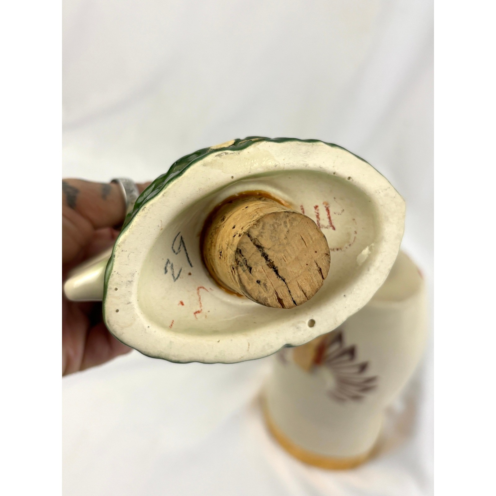 Vintage Ezra Brooks Kachina Decanter Native American Figure 13.5" Empty 1970s