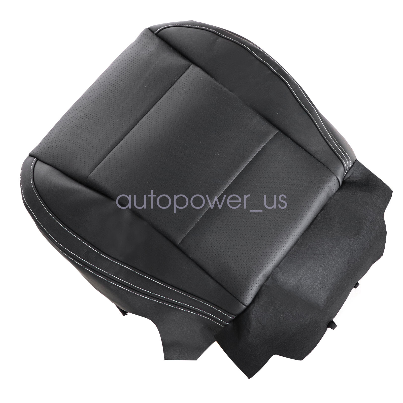 Perforated For 2015-2017 Subaru Outback Driver Leather Bottom Seat Cover Black