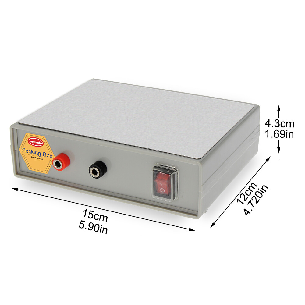 Evemodel Flocking Box Static Grass Flocking Applicator Machine Model Tool GJ08