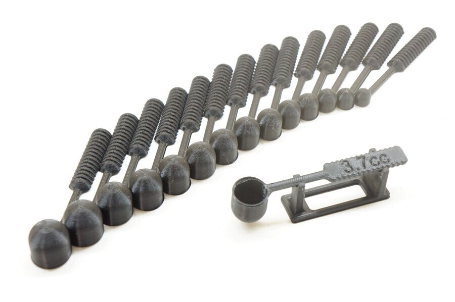 Pistol Powder Measure Reloading Kit 0.5cc - 4.3cc Spoon Scoop Dippers For Lee