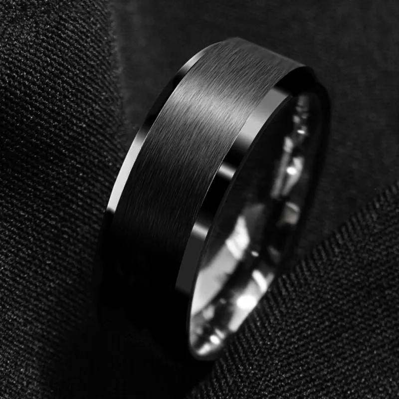 Tungsten Carbide Wedding Band Ring Brushed Silver Mens Jewelry Size 5-17 + Half