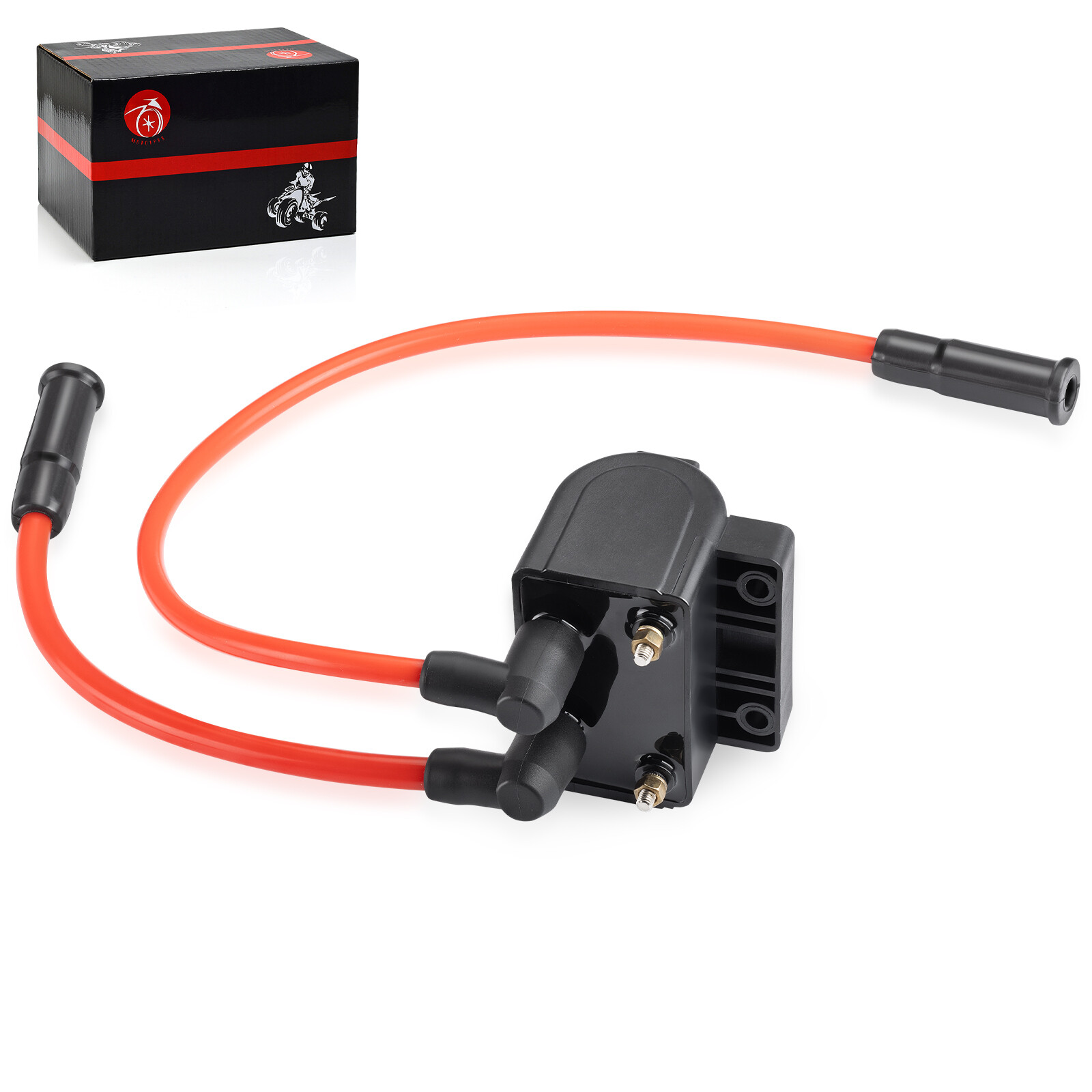 Ignition Coil and Spark Plug Wire Cap For 1991-2003 Sportster 883 XLH883 XL883