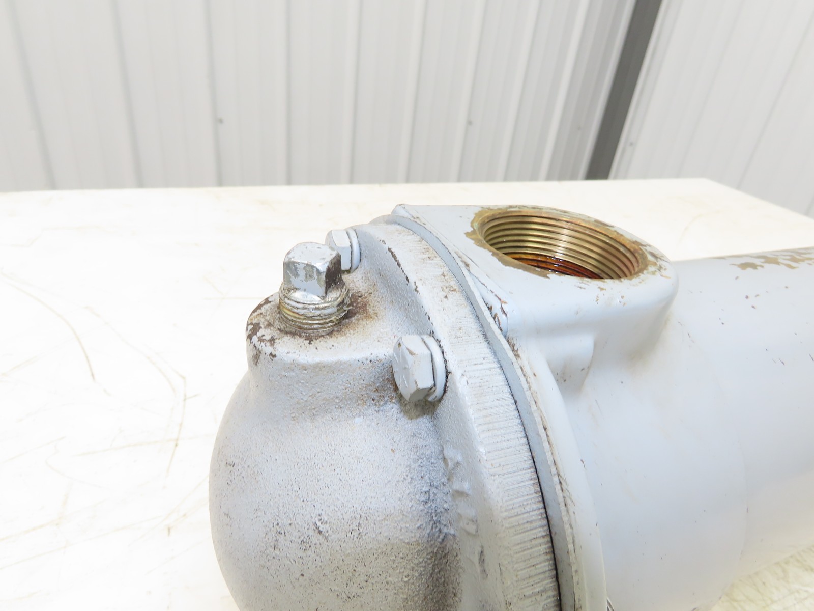 American Industrial AB-1003-C6-TP Shell & Tube Heat Exchanger 2-Pass 1.5"NPT