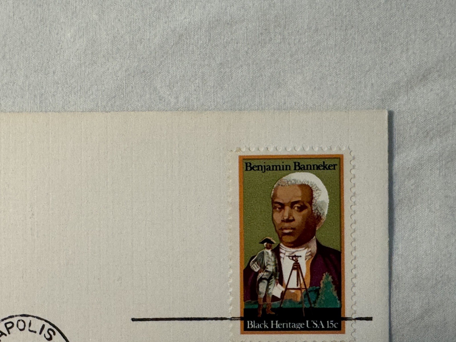 Benjamin Banneker First Day of Issue Cover • Fleetwood • February 15, 1980