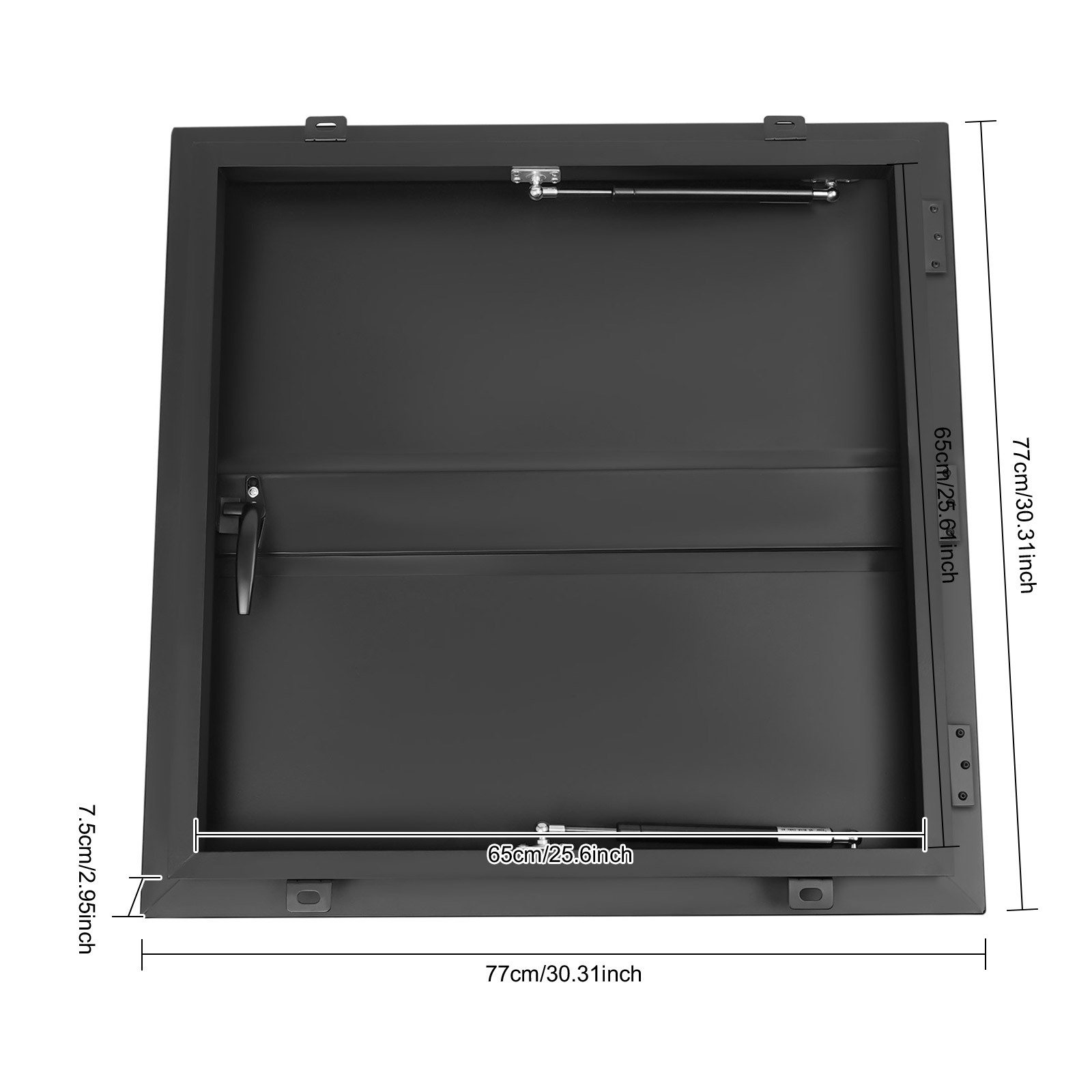 Roof Access Hatch Roof Security Door Access Door 110lbs Load-bearing Capacity