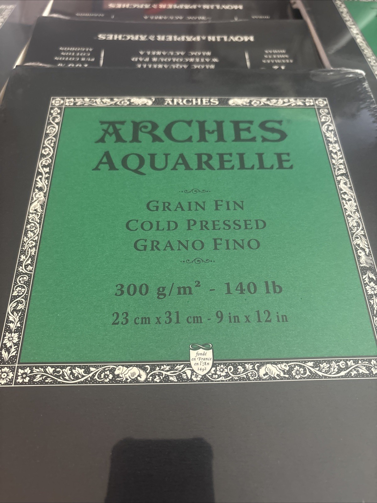 Arches 9 X 12 Watercolor Cold Pressed Paper Pad 288 Sheets New C163