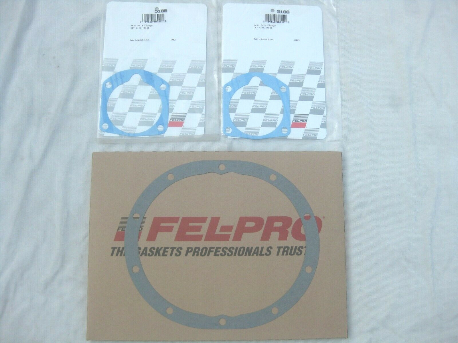 CHEVY Impala BelAir 1958 - 1964 Rear End 10-Bolt GASKET + Axle Shaft GASKET Set