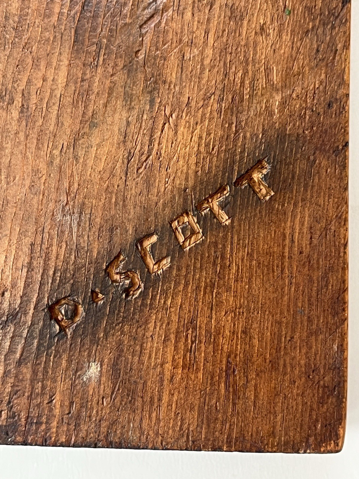 Eastern Woodlands Arrowhead Collection on Native American Wood Relief, Signed