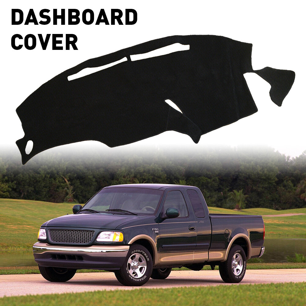 Dashboard Pad Dash Cover Mat fits For 1997-2003 Ford F150 Non-Slip Carpet Black