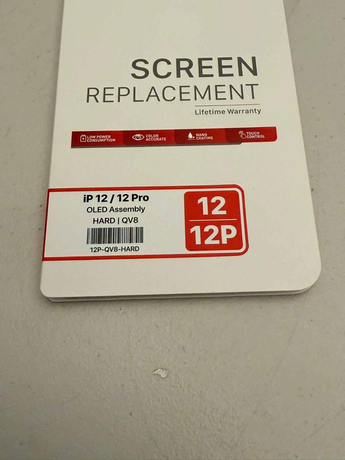 Replacement Screen Glass OLED & Digitizer for Apple Iphone 12 / 12 Pro Hard OLED