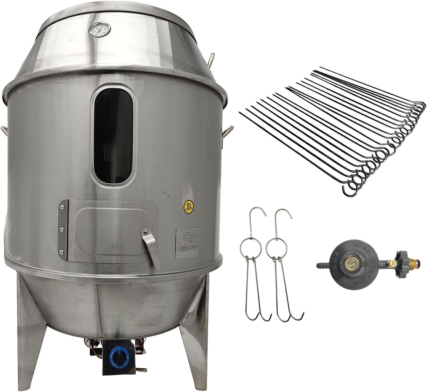 2800PA LP Gas Roast Duck Oven for Duck Chicken Pig Turkey Lamb Chop BBQ Cooking