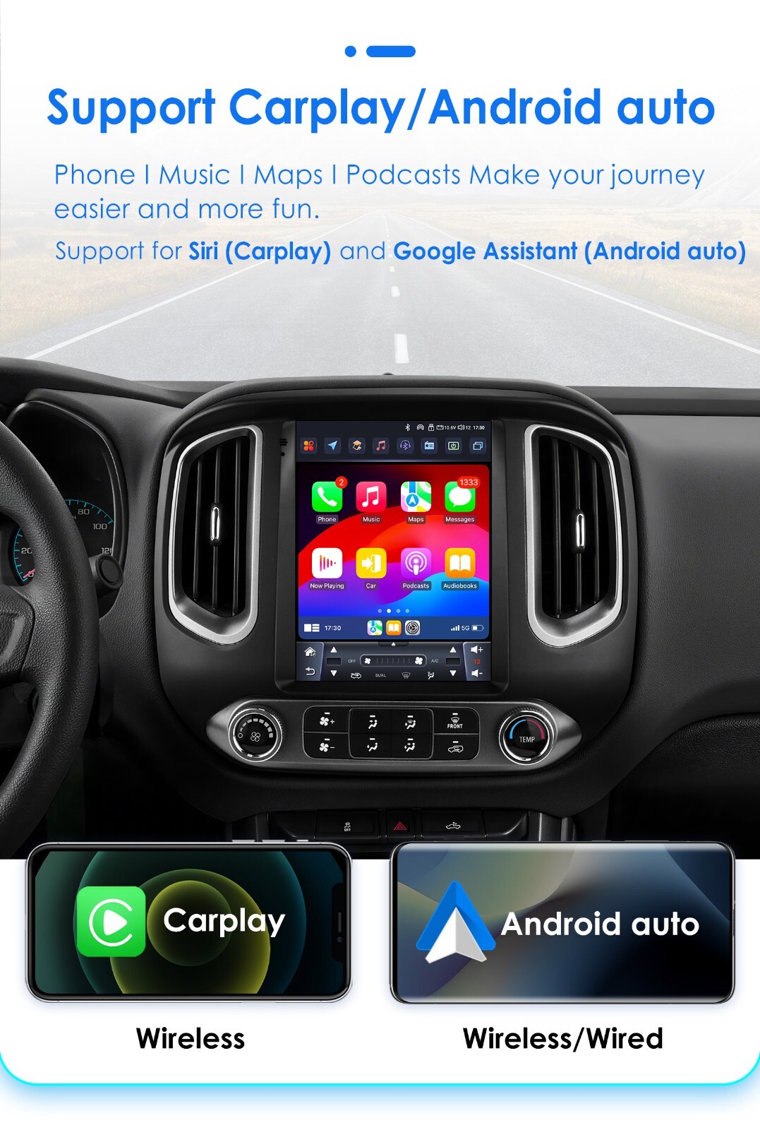 9.7" For Chevrolet Colorado GMC Canyon 15~18 Android Navigation Car GPS Stereo