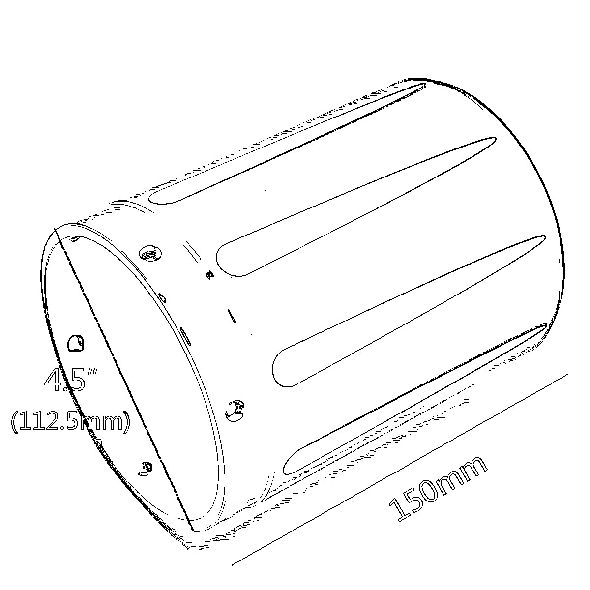1Pair Chrome Shallow Cut Exhaust tips For Victory Hardball Cross Country Models