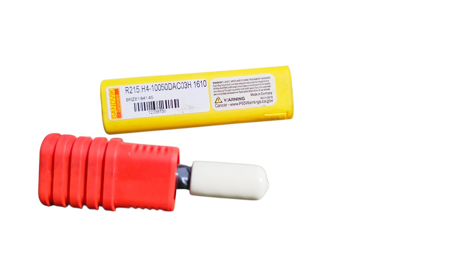 Sandvik R215.H4-10050DAC03H 1610, 25/64" End Mill, 1/16" Corner Rad, Germany, NE