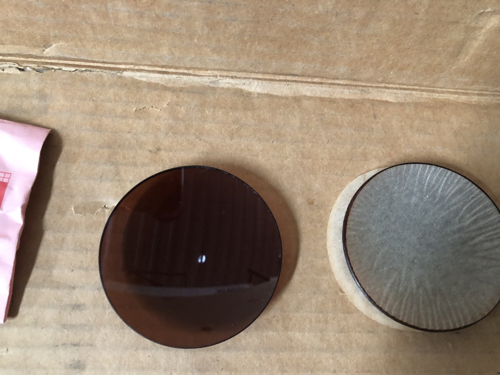 Sunglasses Lenses UV400 Plano Base Ultraviolet Protected Solid Brown