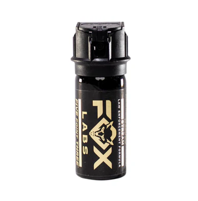 Fox Lab 5.3 Million Tactical Police Pepper Spray Stream Flip-Top 1.5oz 152FTS