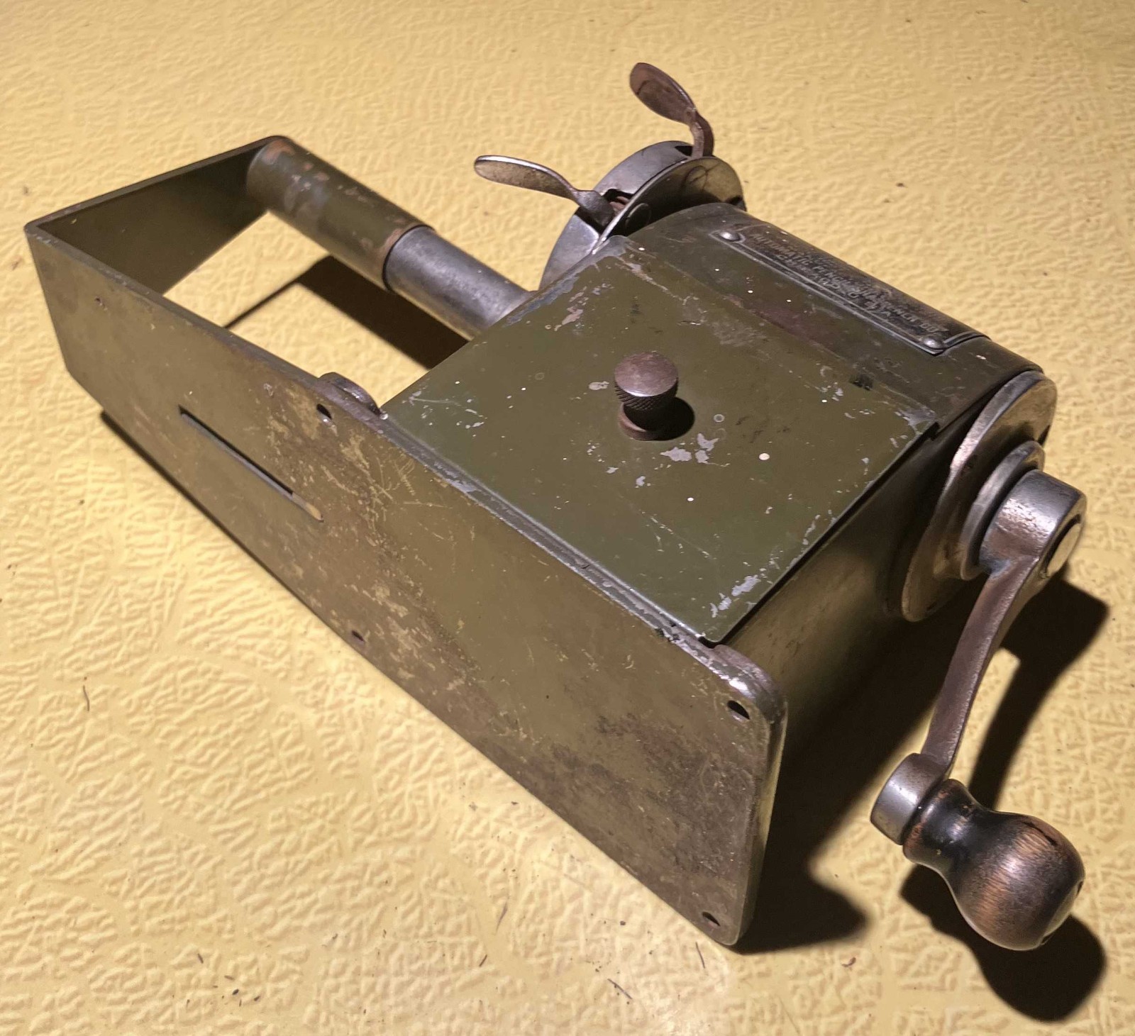 Dandy Automatic Feed Pencil Sharpener - Antique Pencil Sharpener Patent 1919