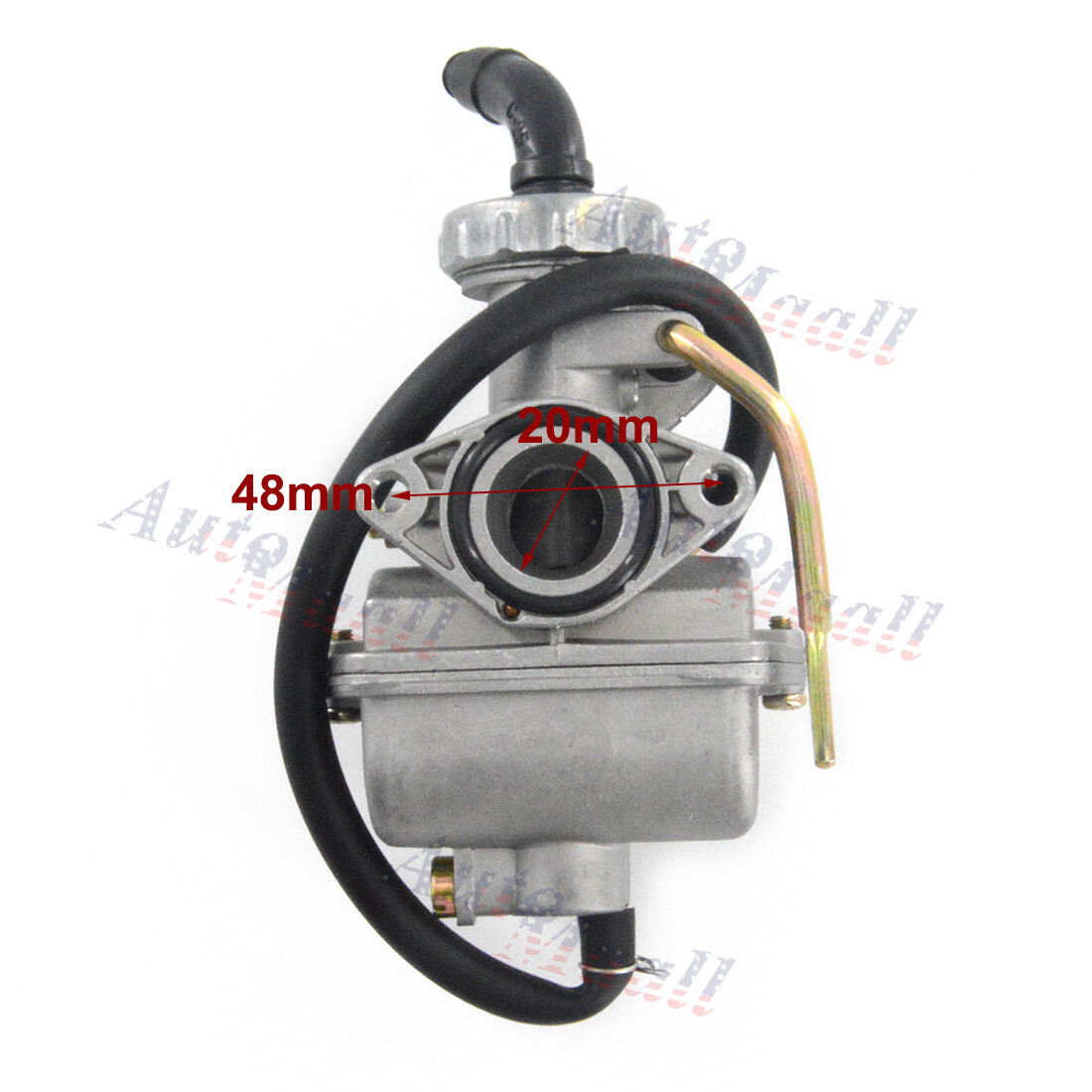 PZ20 Carburetor For 50cc 70cc 90cc 110cc 125cc ATV Quad Dirt Pit Bike Go Karts