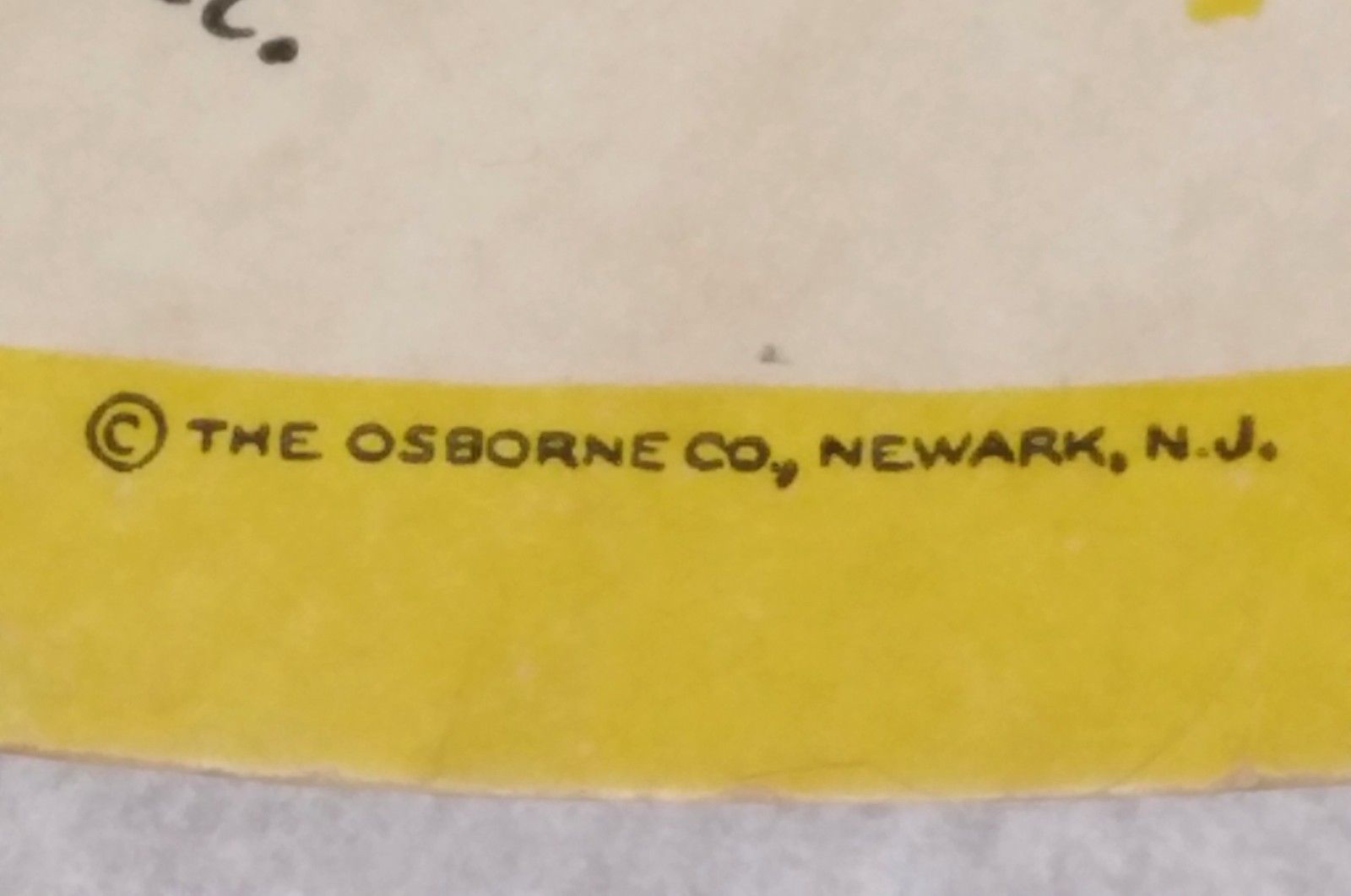 c1926 The Baltimore County Bank advertising hand fan, used