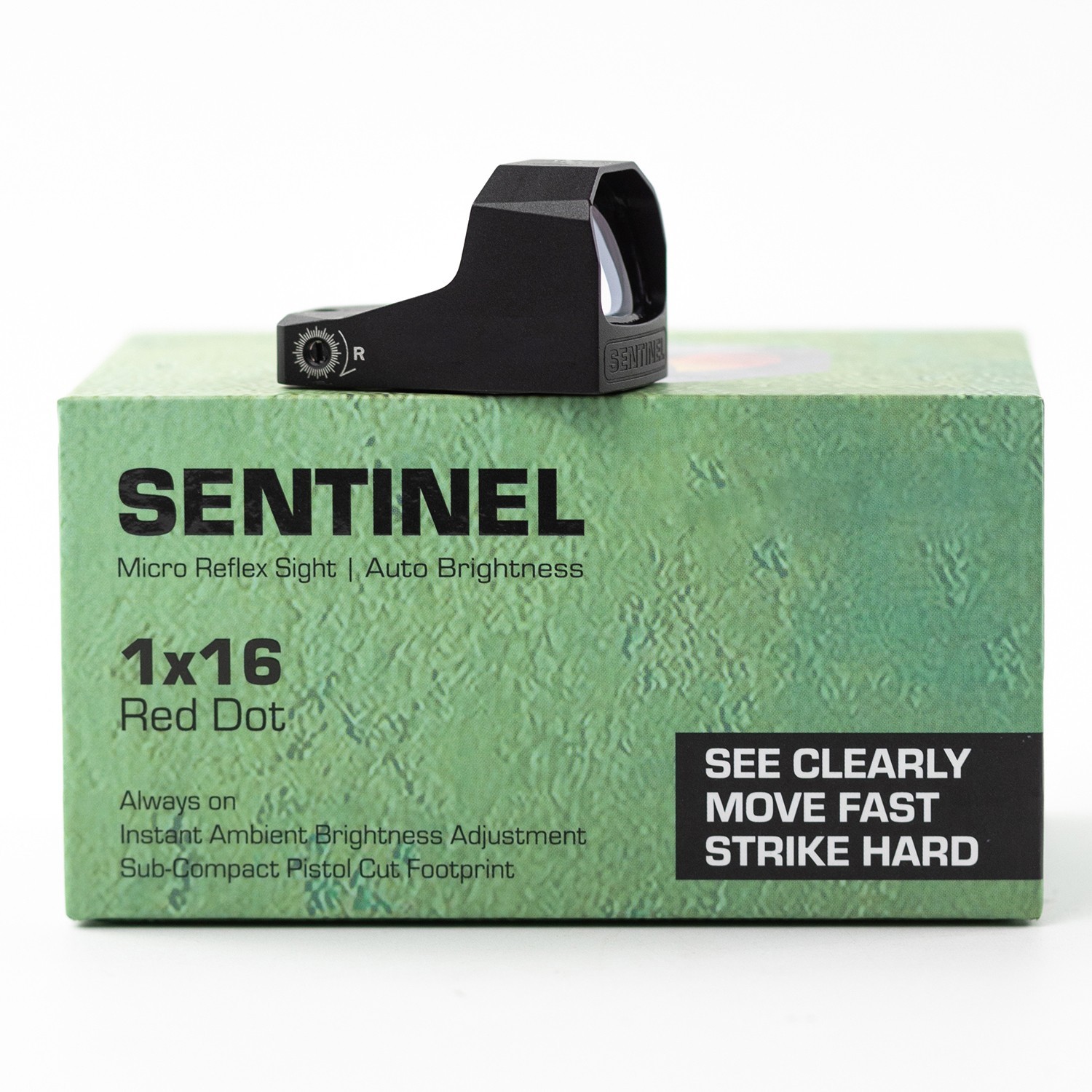 Sentinel 1x16mm 3MOA Micro Reflex Green/Red DOT Sight SNL00116 RMSc Footprint
