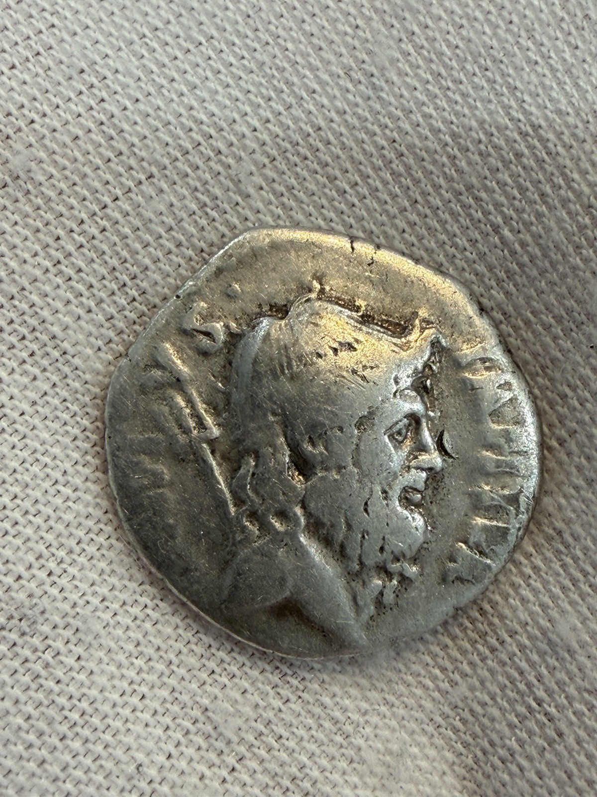The Pompeians. Sextus Pompey. 37/6 BC. AR Denarius