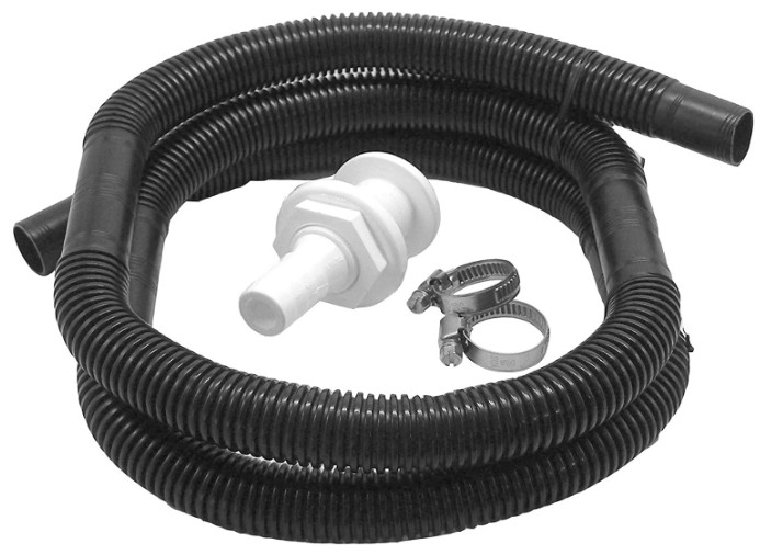 Shoreline Marine Bilge Pump Plumbing Kit with 3/4" X 5 Feet Hose | A2