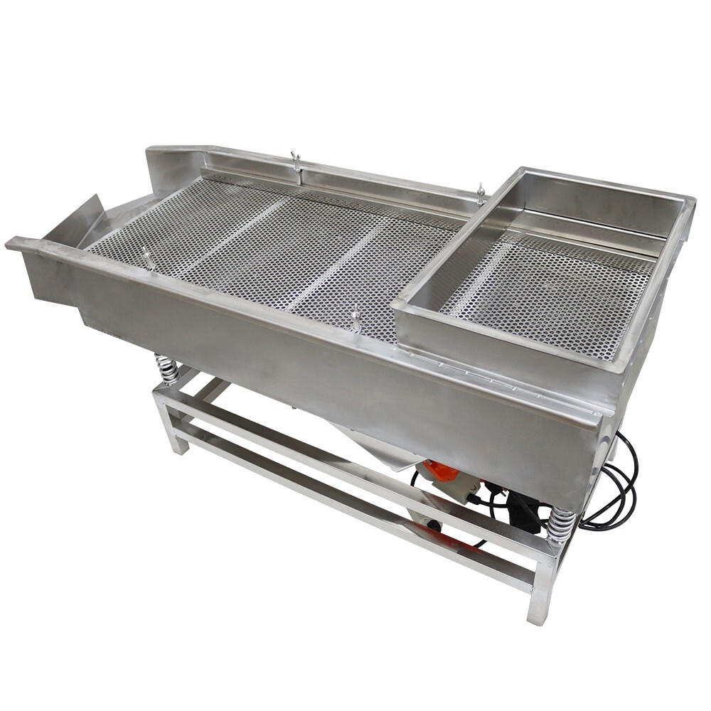 Double Layers Vibrating Screener Platform Shaker 220V Stainless