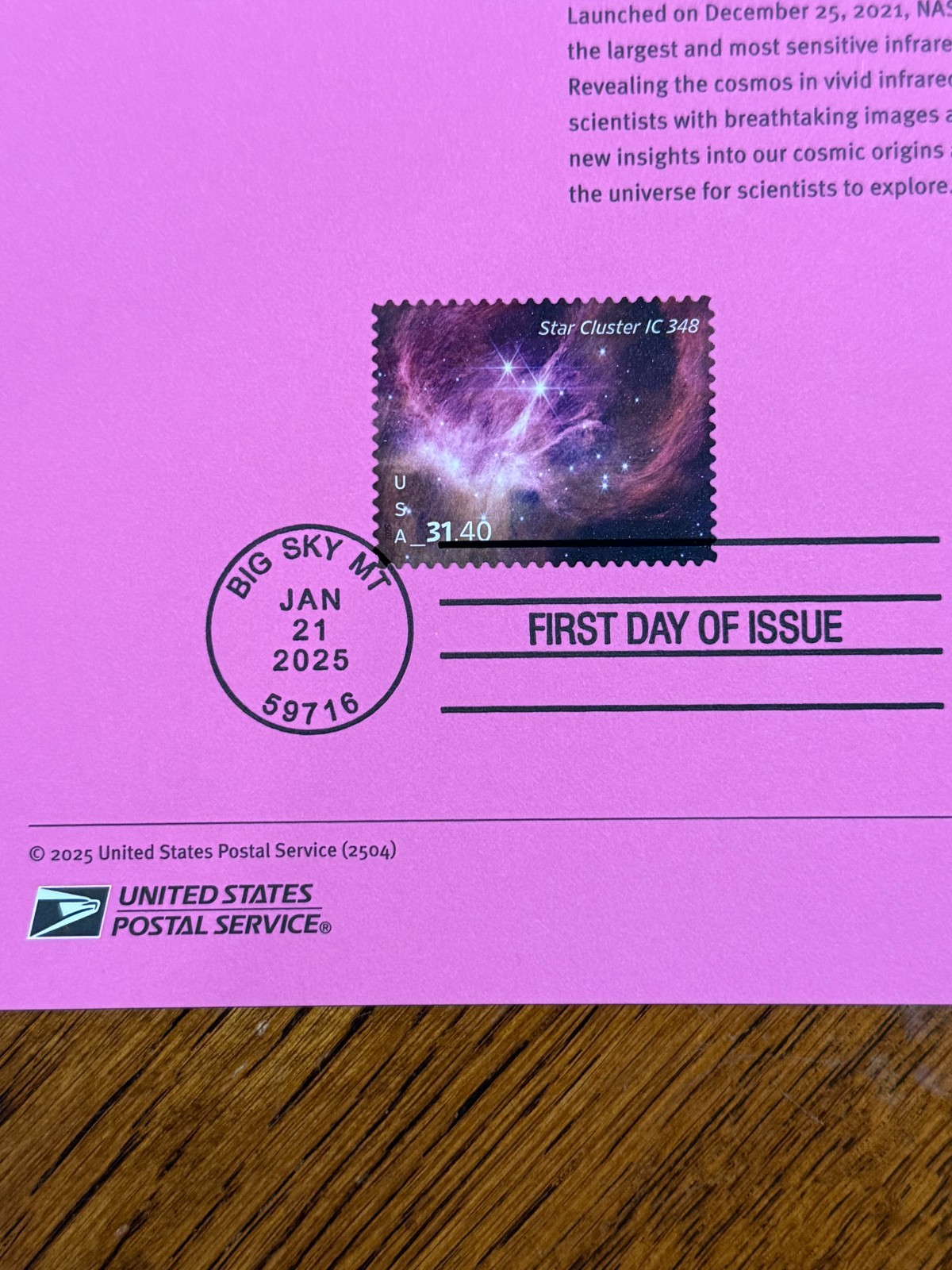 American Commemorative Cancellations #2504 - Star Cluster (#5955)