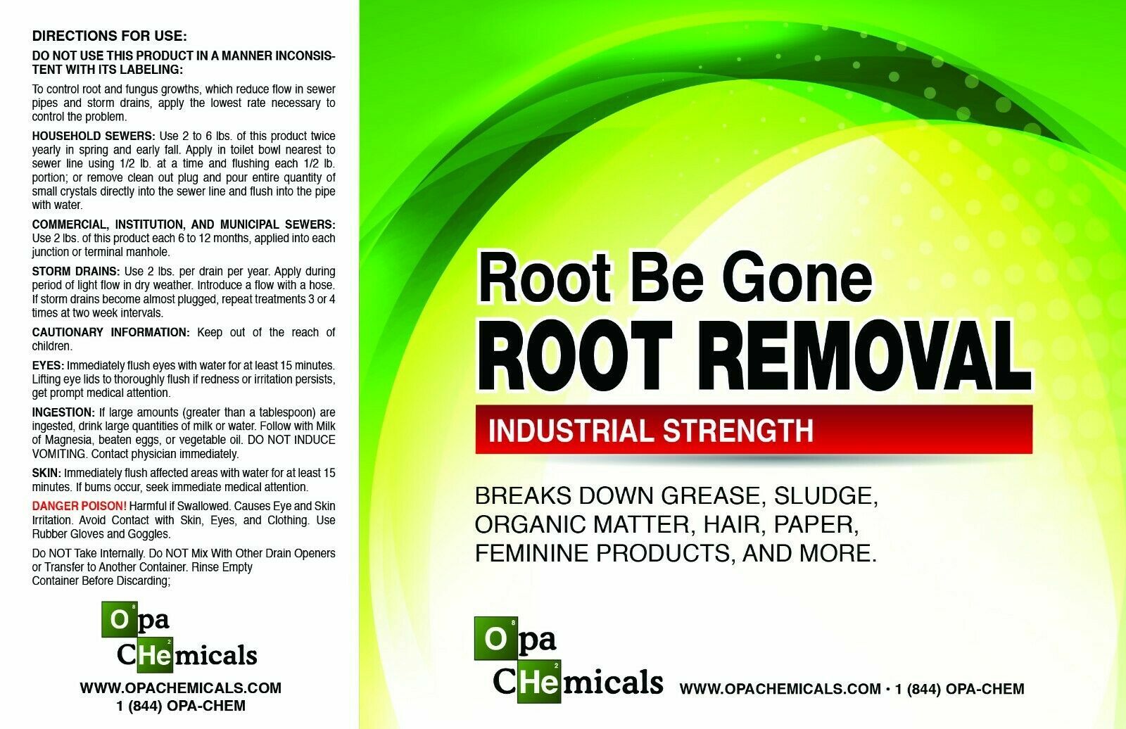 SALE!!!! ROOT KILLER 50LBS ROOT ROEBI X FAST STRONG READY TO USE