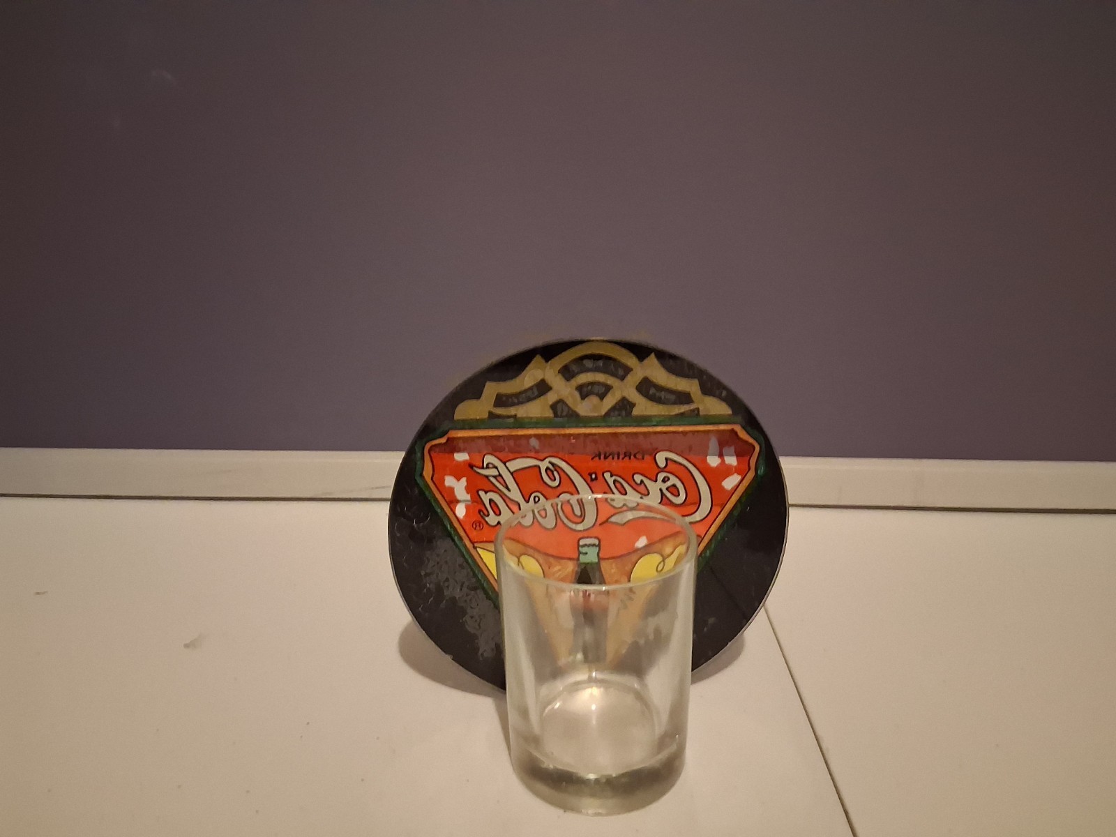 Coca-Cola collectibles stained glass votive candle holder