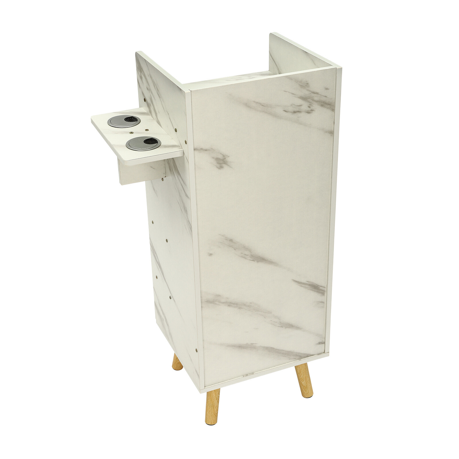 Salon Storage Cabinet Hair Styling Barber Station beauty shop Cabinet 4 Drawers