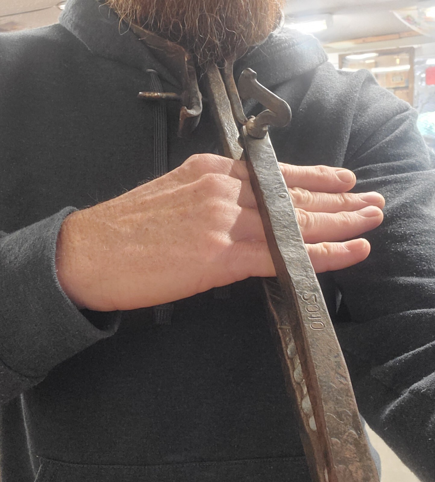 Blacksmith Made Fantasy Device "Demented Trumpet" Restraint Device