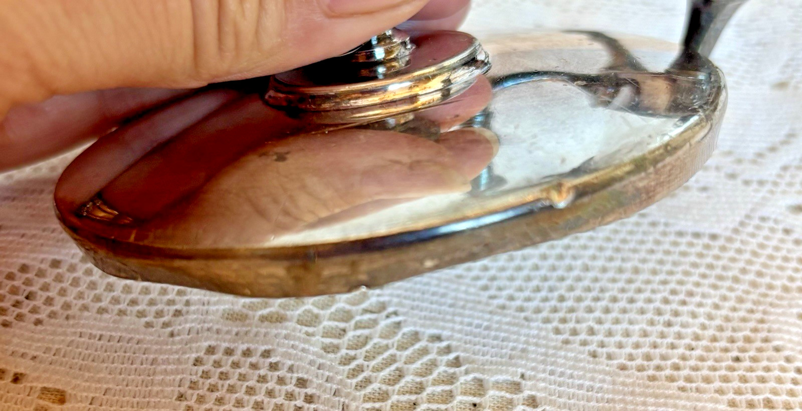 Antique Reed & Barton 980 Victorian Pickle Castor Etched Glass Silverplate