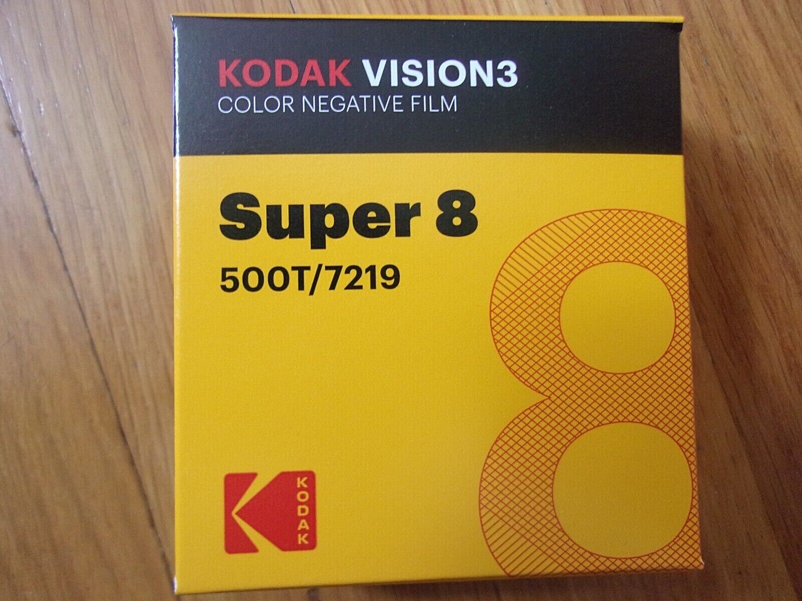 Kodak Vision 3 500T 7219 Super-8 Color Negative Film - NEW Fresh Kodak SEE VIDEO