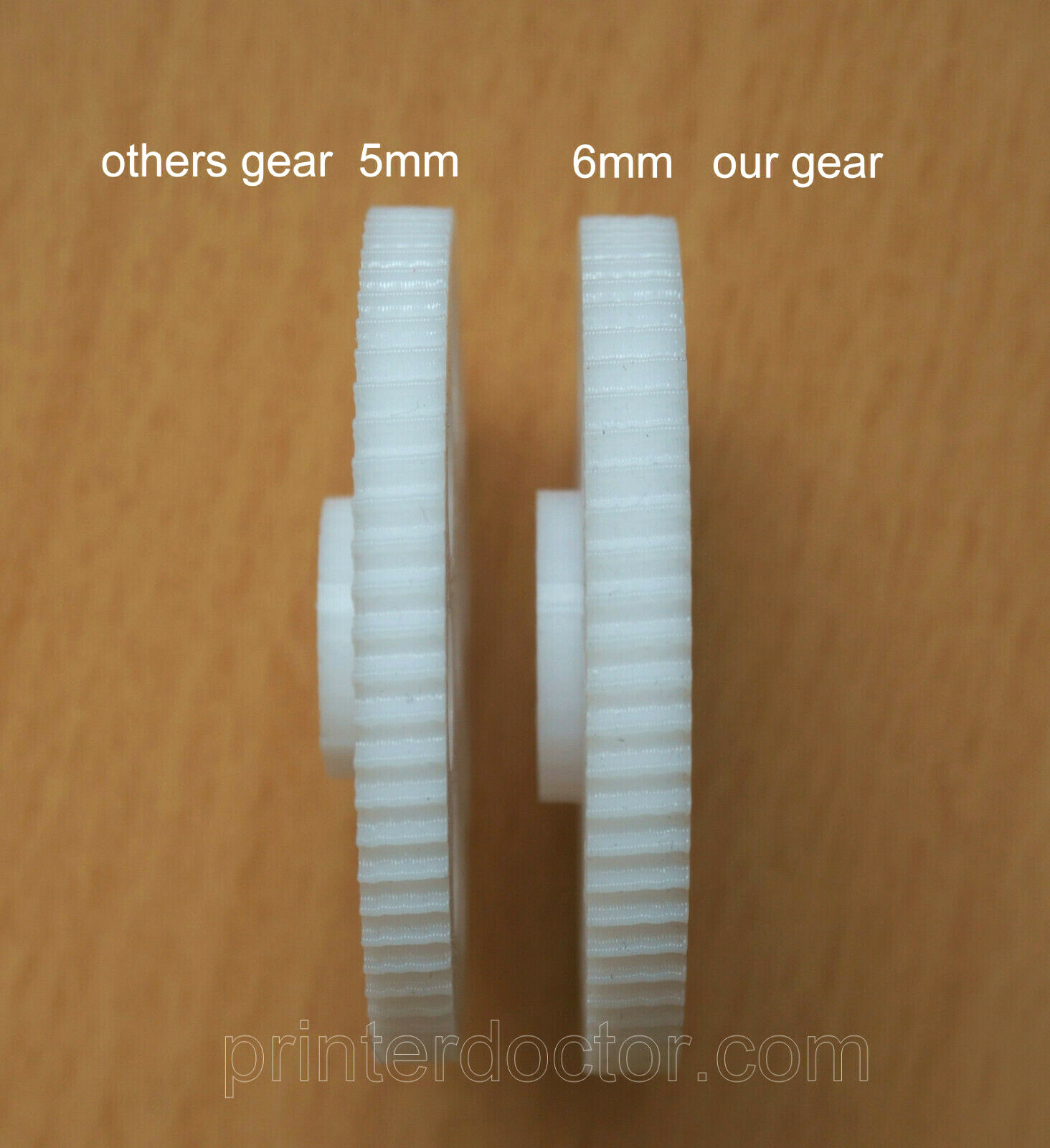 Improved Nylon gear replacement Hunt Boston model 18 / 19 pencil sharpener 296A