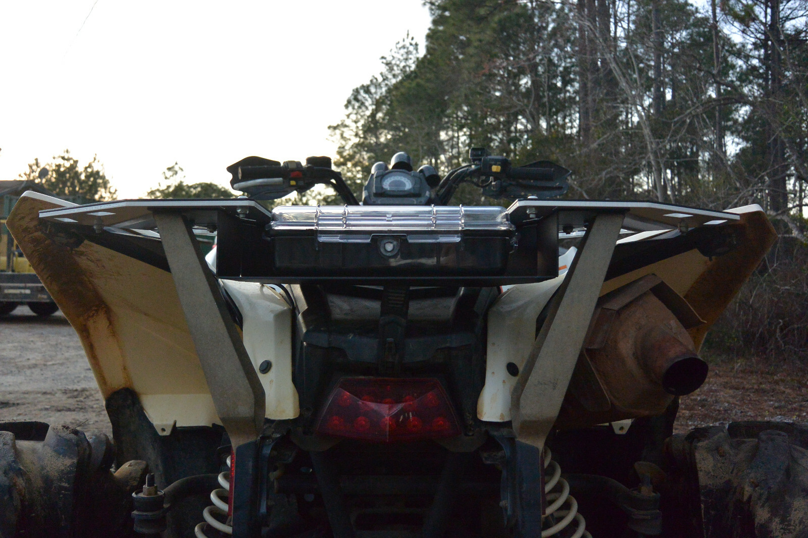 2013-2023 Polaris Scrambler 850 1000 Rear Rack w/ Storage Case