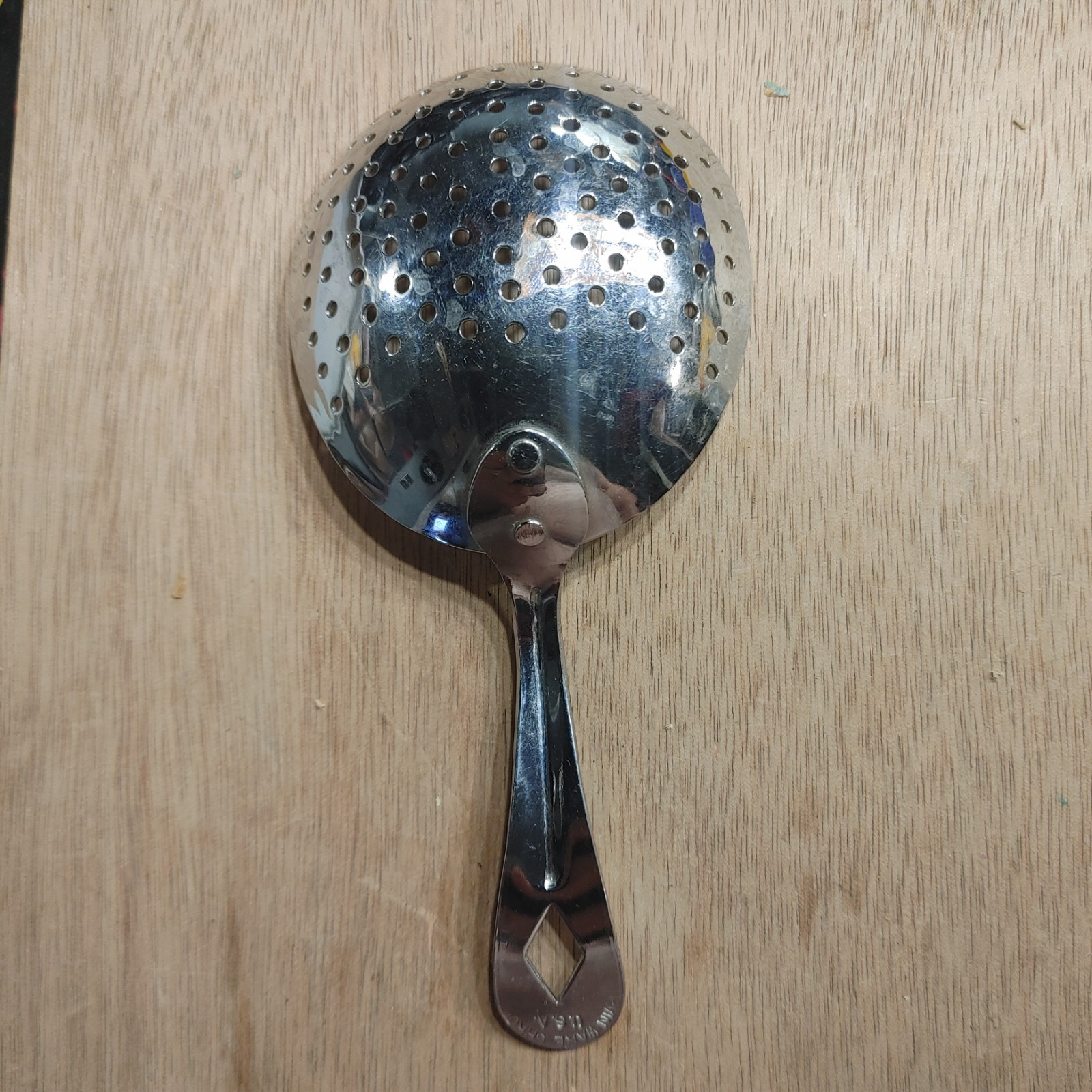 JULEP Cocktail STRAINER Irvin Ware Chrome 6½ 6.5 Inches ~ Barware