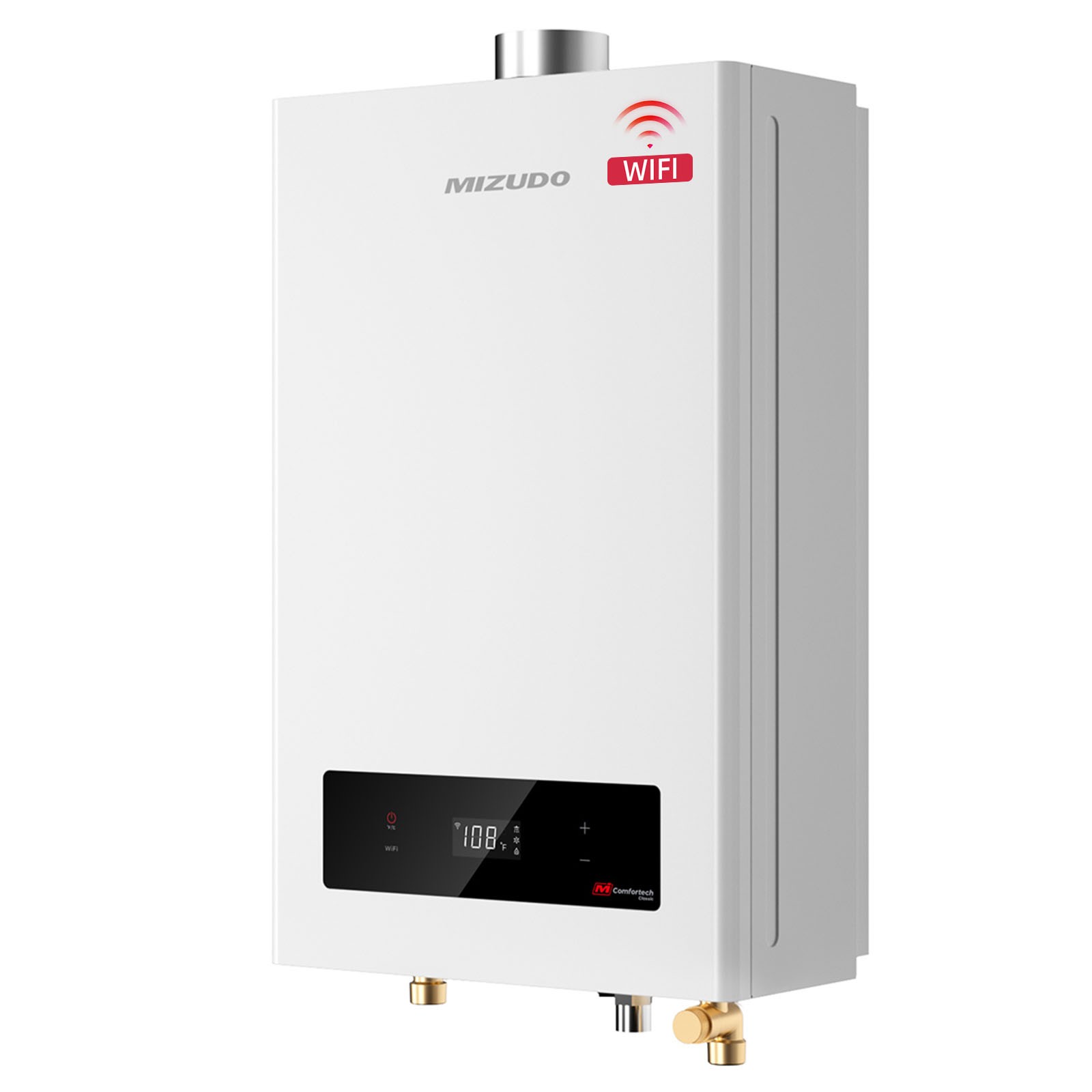 Indoor & Outdoor Tankless Water Heater, Natural Gas /Propane 5.1GPM 12000 BTU