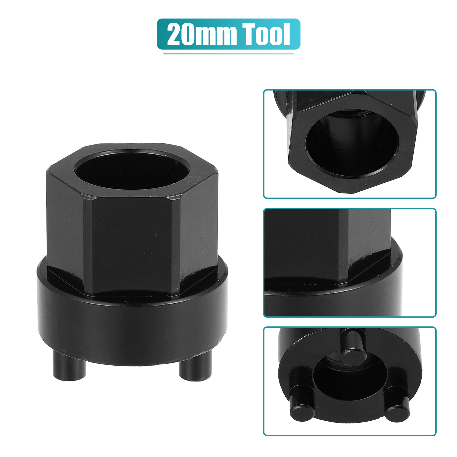Universal A/C Compressor Clutch HUB Remover Tool 7mm Socket for Car Pack of 2