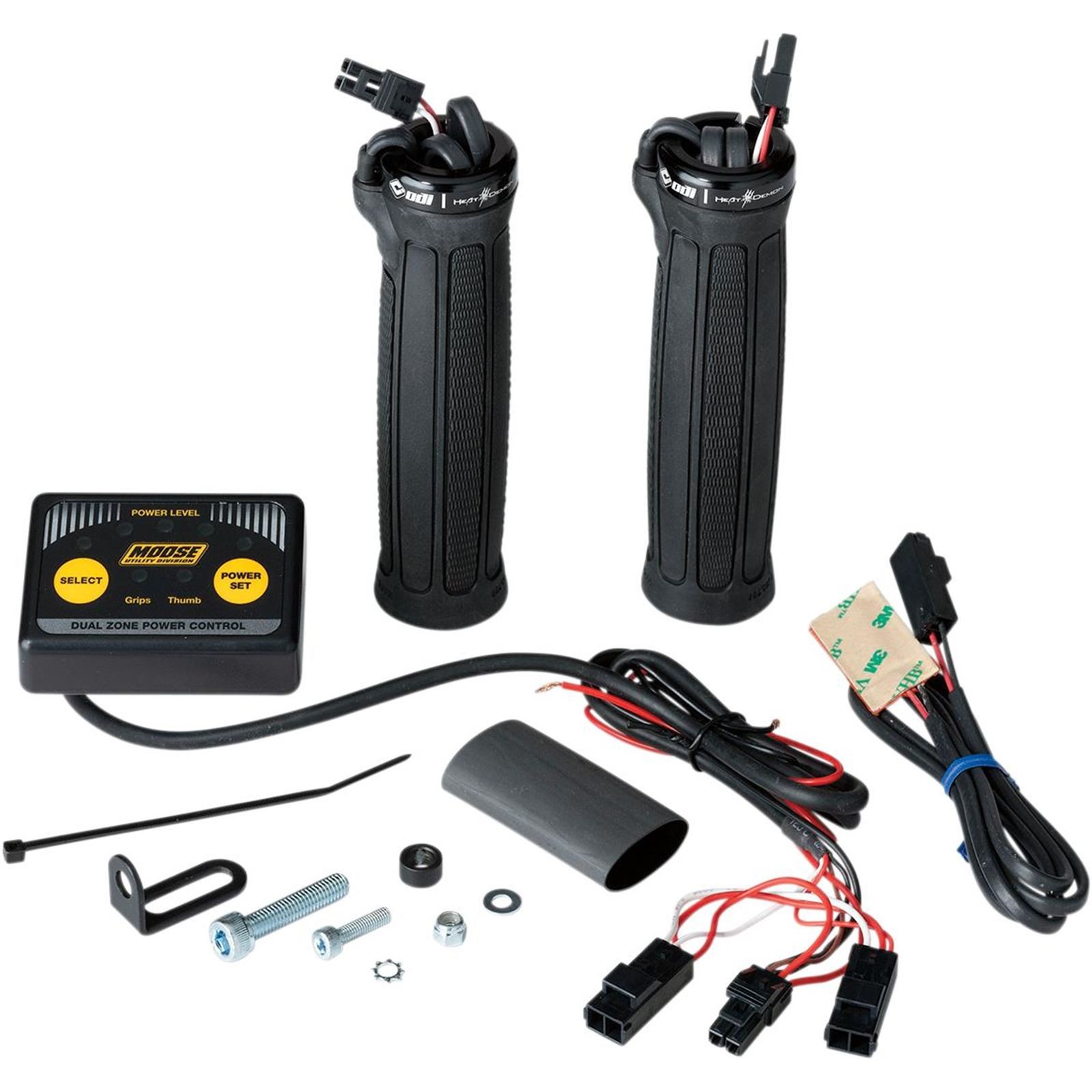 Moose Offroad Heated Grips with Thumb Warmer 0631-0154