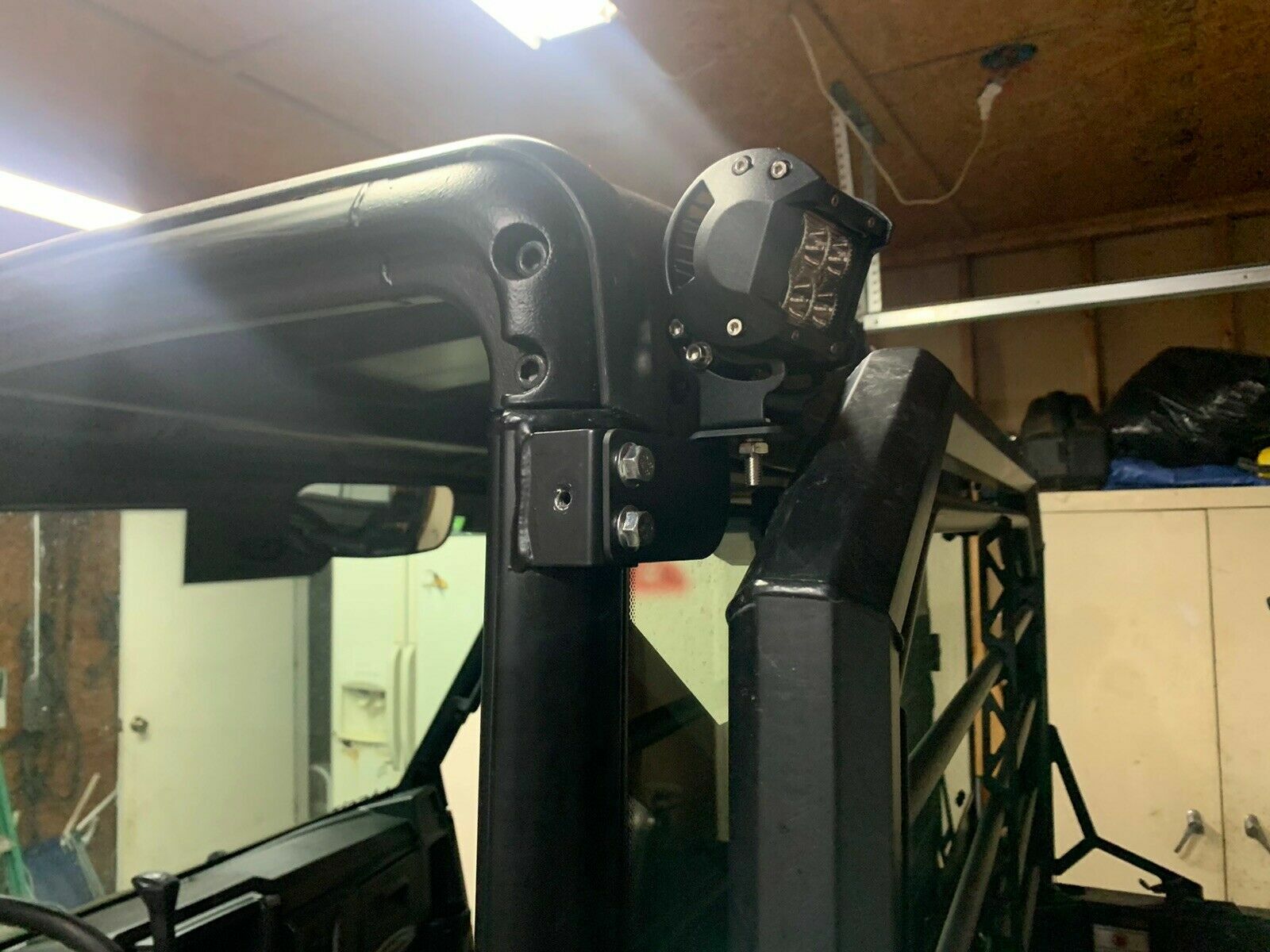 Fit Polaris Ranger XP 1000 LED Rear Backup Reverse Tail Light Mount Kit W/ Plug