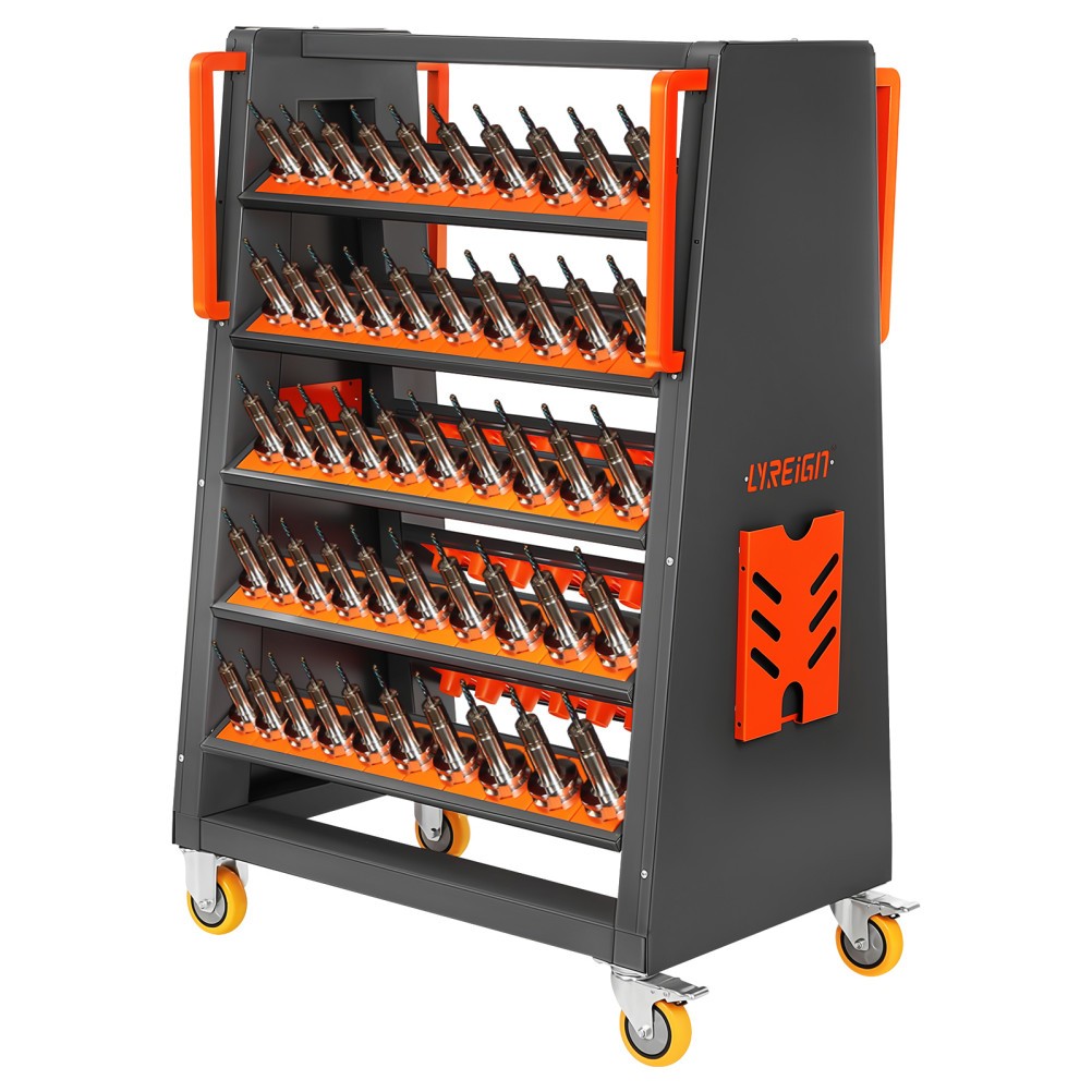 CNC Tool Storage Racks Movable can be Install CAT40-100CAP strong load-bearing