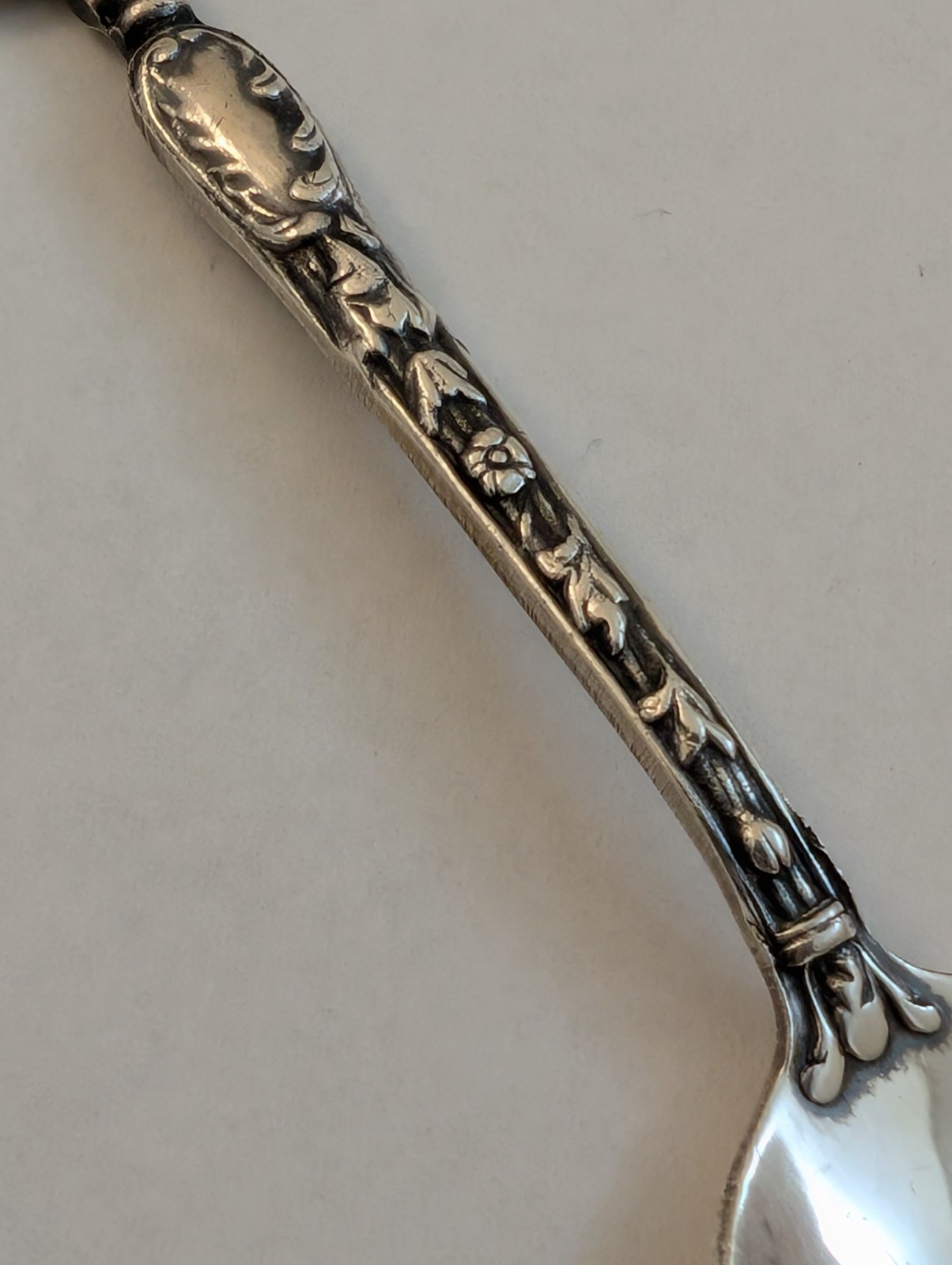 Vintage France Souvenir Spoon JM Notre Dame Cathedral Paris