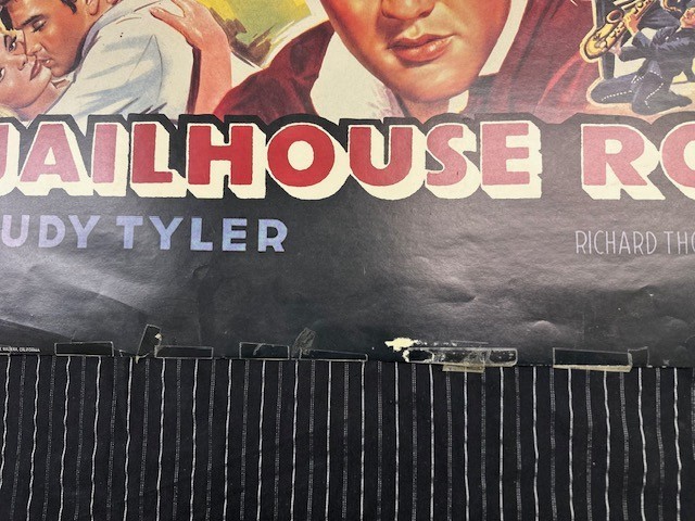 ELVIS PRESLEY JAILHOUSE ROCK POSTER 20''x28'' VERY RARE