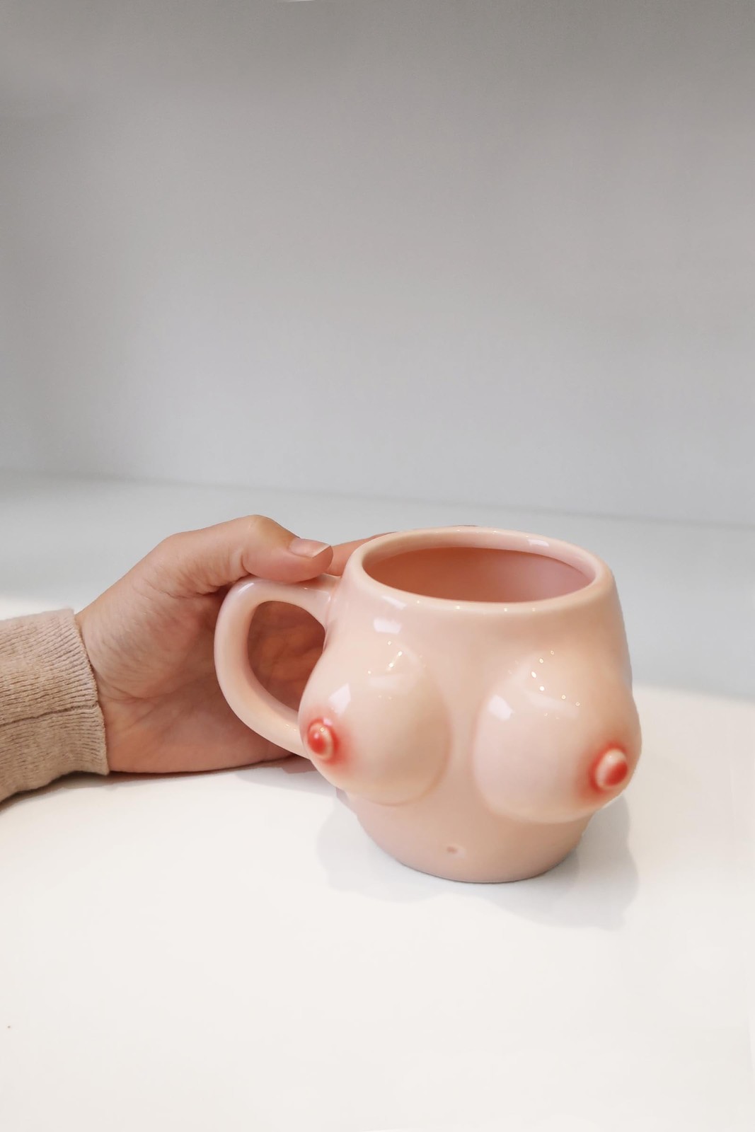 Funny Boob Mug - Coffee Mug Gag Gift, Tits Mug For Guys, Novelty Gift Titty M...