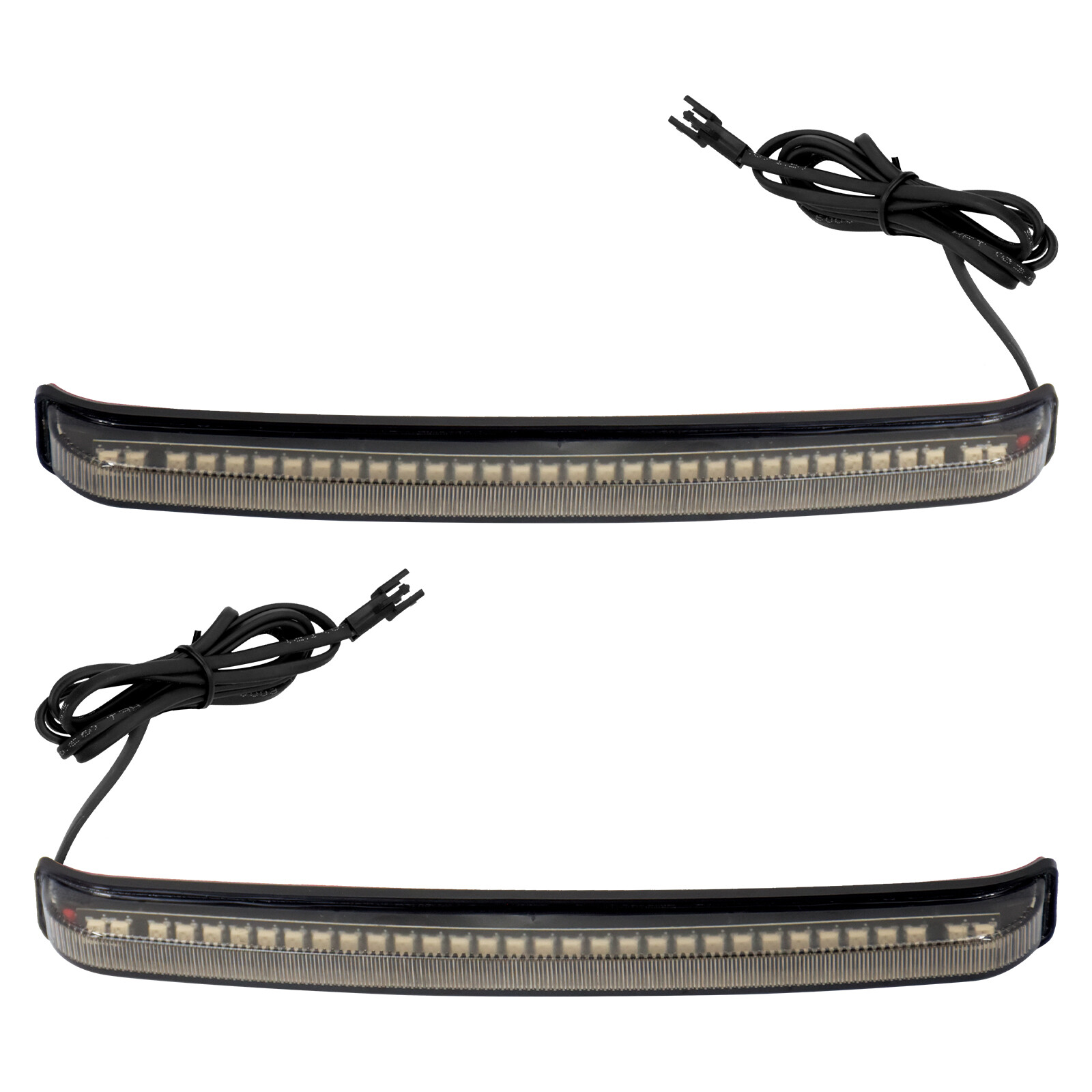 Saddlebag Turn Signal LED Light Somke Lens For Harley Road Electra Glide 08-2013