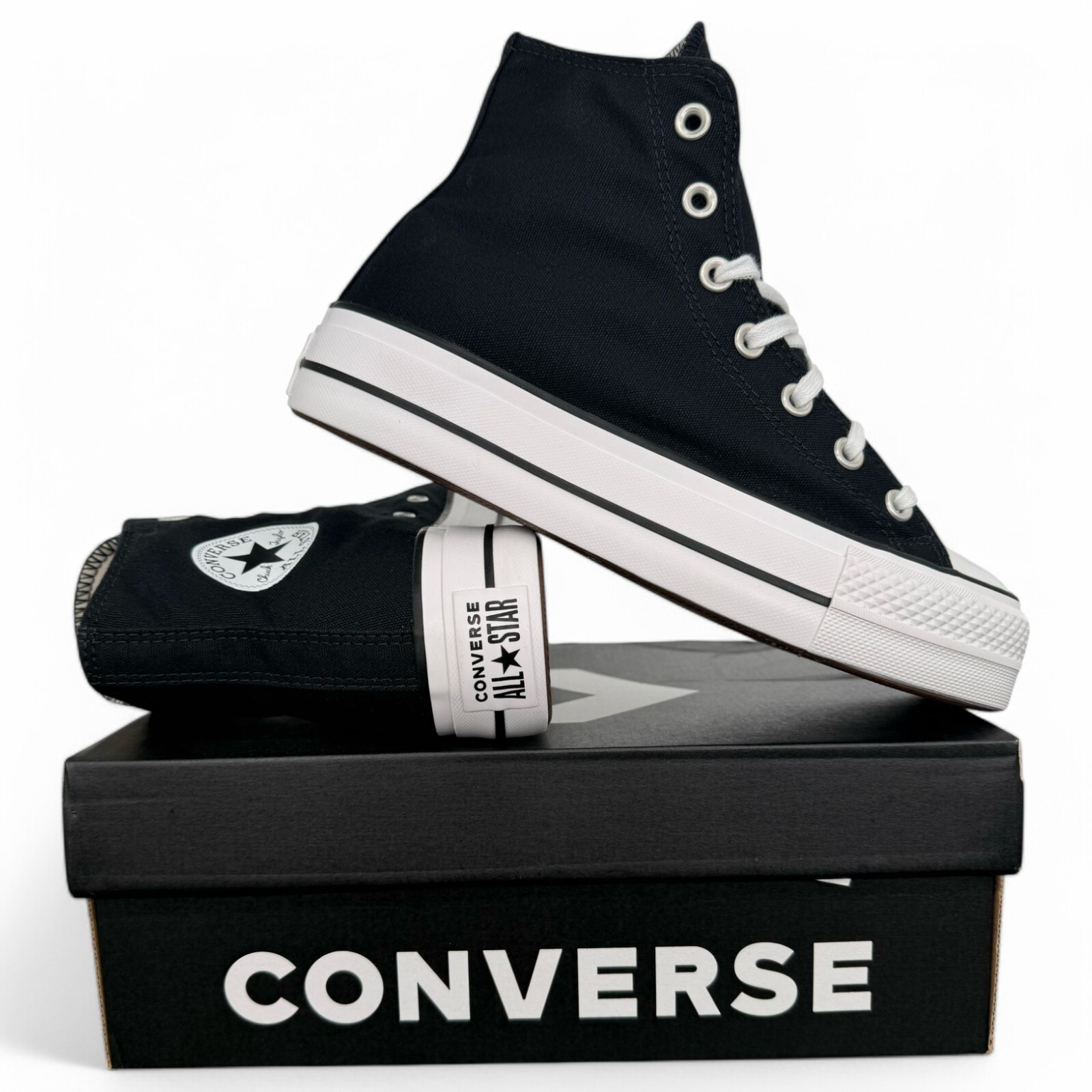 Converse Chuck Taylor LIFT HI High Top Canvas Platform Women US Sz 5-10.5 NEW