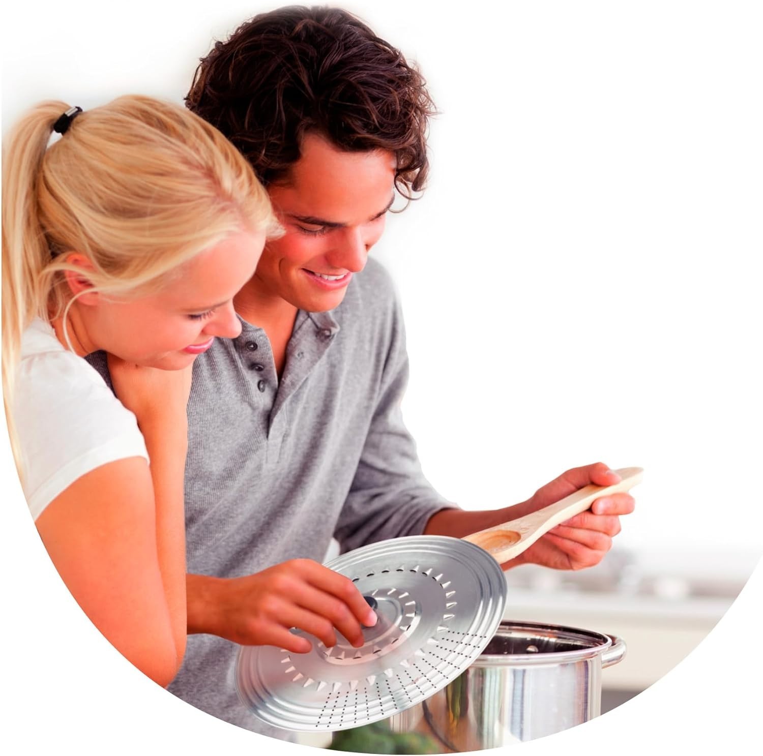 Universal Lid for Pots & Pans Skillets, Stainless Steel Pan Cover 14.1 - 16.5